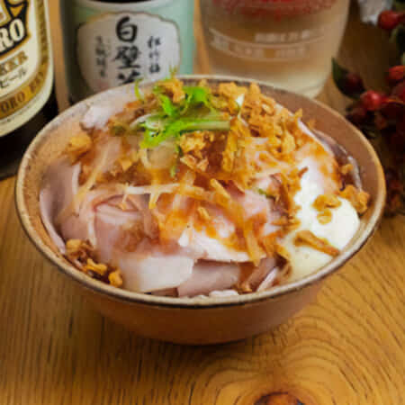 レアチャーシュー丼【ミニ】｜習志野で丼や麺のテイクアウト・デリバリーならドンちゃん食堂