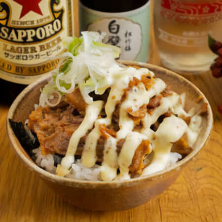 炙り豚バラチャーシュー丼【ミニ】｜習志野で丼や麺のテイクアウト・デリバリーならドンちゃん食堂