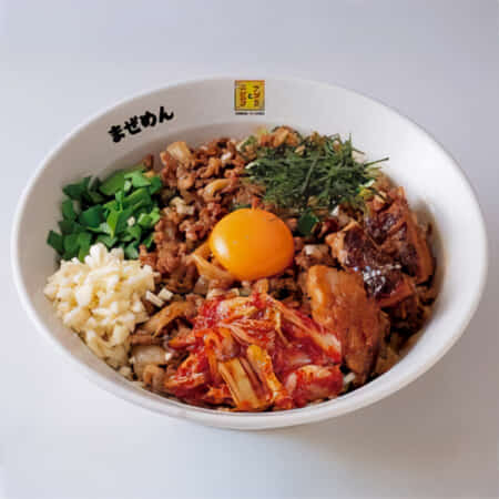 キムチ入り背脂ニンニクスタミナまぜめん｜習志野で丼や麺のテイクアウト・デリバリーならドンちゃん食堂