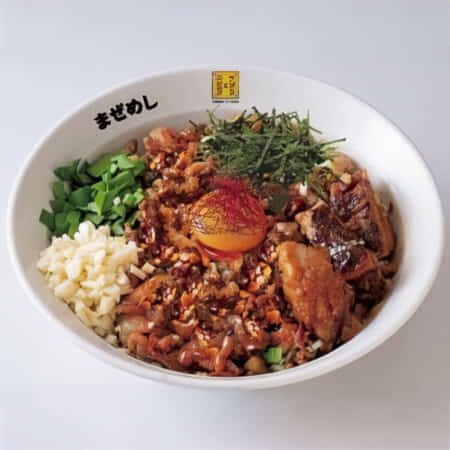 坦々背脂ニンニクスタミナまぜ丼｜習志野で丼や麺のテイクアウト・デリバリーならドンちゃん食堂