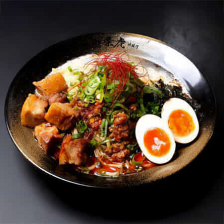 期間限定-DX汁なし坦々まぜそば（ゴロゴロチャーシュー、味玉付き)-｜習志野で丼や麺のテイクアウト・デリバリーならドンちゃん食堂